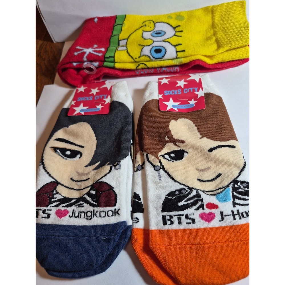 3 Pairs Of Socks Bts Childs